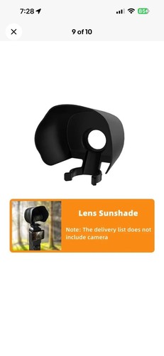 Lens sun hood sunshade - lens,